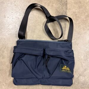 Aime Leon Dore Navy and Black Crossbody Messenger Shoulder Bag